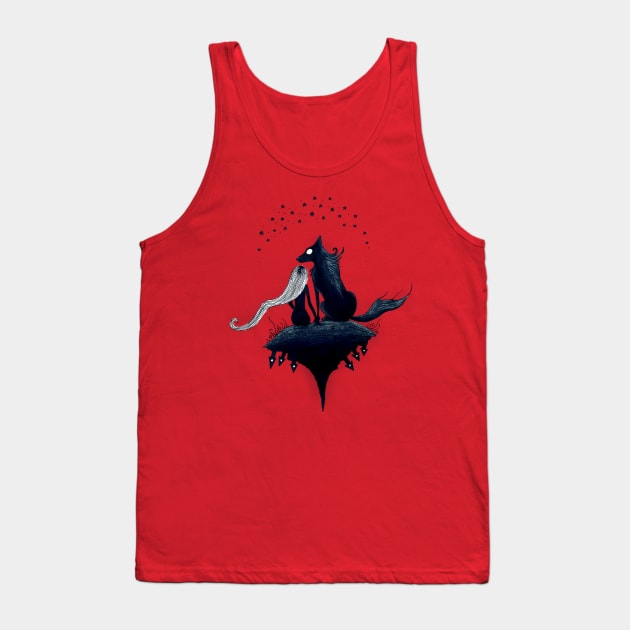 Red Nights Tank Top by EYCIIR